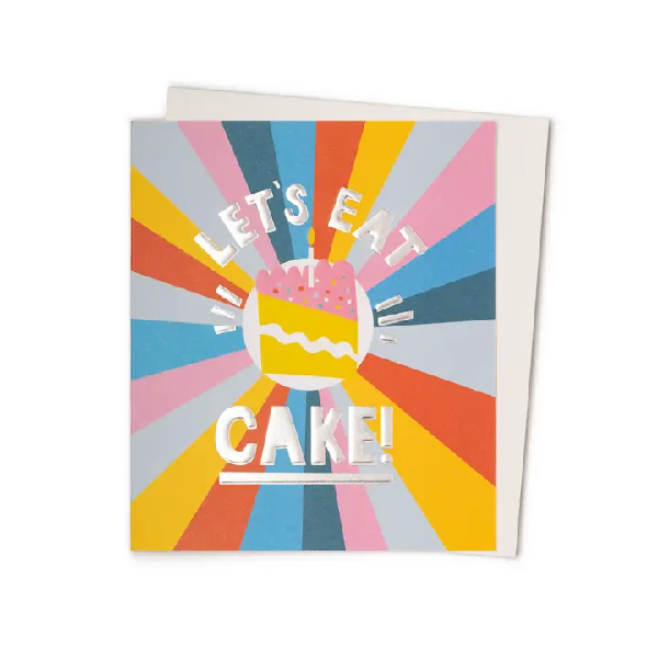 Let's Eat Cake Birthday Card