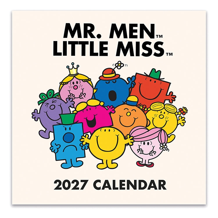 2027 Mr Men Little Miss Wall Calendar