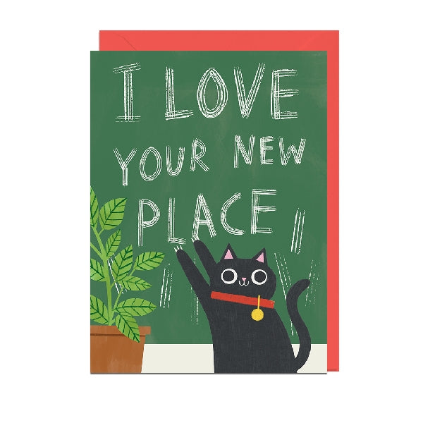 I Love Your New Place New Home Card