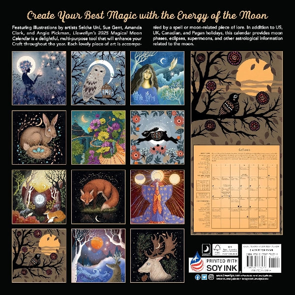 Llewellyn's 2025 Wall Calendar | Magical Moon