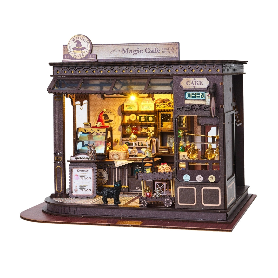 DIY Miniature House Kit | Magic Cafe