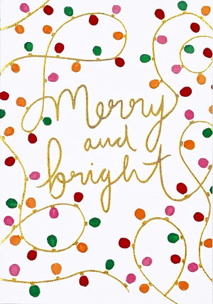 Merry And Bright Boxed Christmas Cards | Set of 20