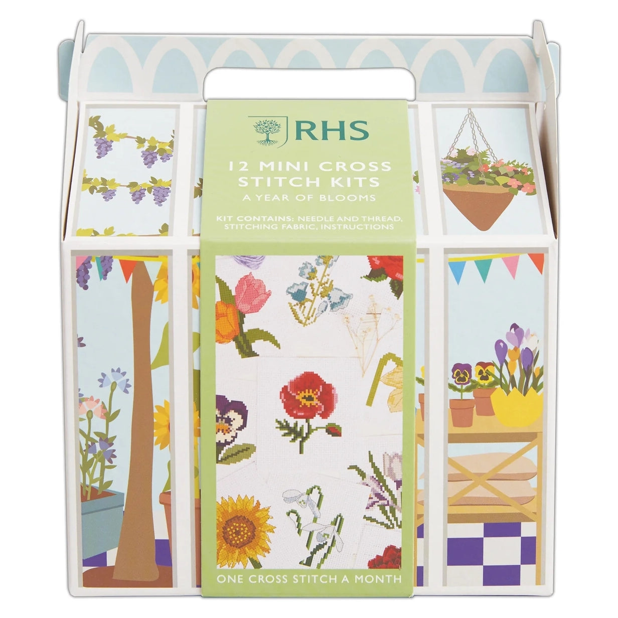 A Year Of Blooms Cross Stitch Kit