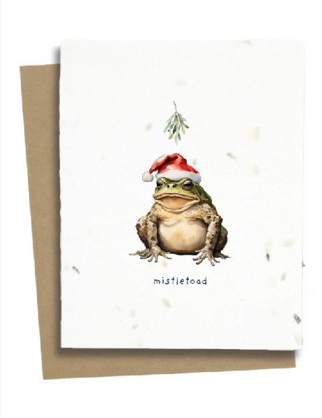 Mistletoad Plantable Christmas Card