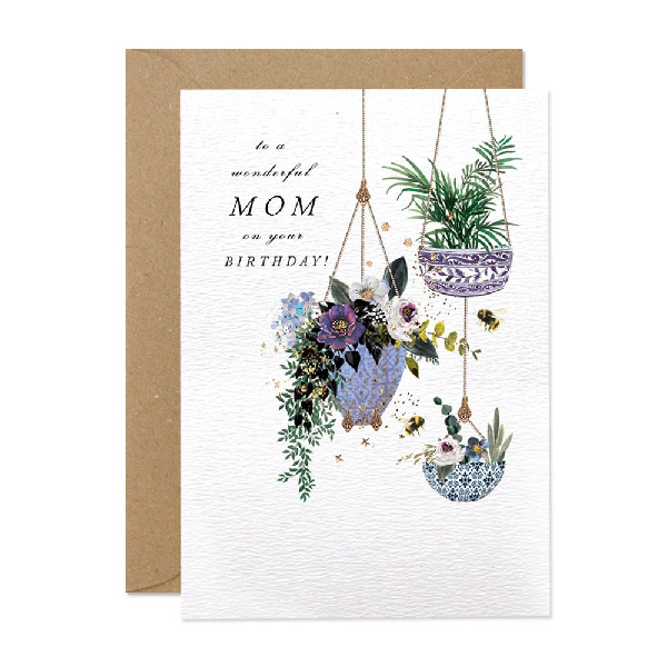 Wonderful Mom Birthday Card