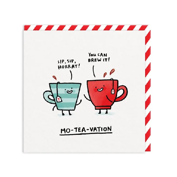 Mo-Tea-Vation Friendship Card