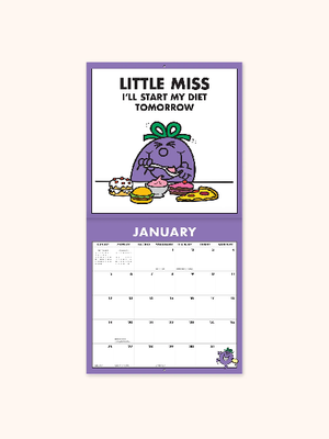 Studio Oh! 2025 12-Month Calendar | Mr. Men Little Miss