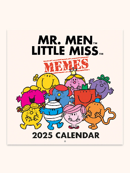 Studio Oh! 2025 12-Month Calendar | Mr. Men Little Miss