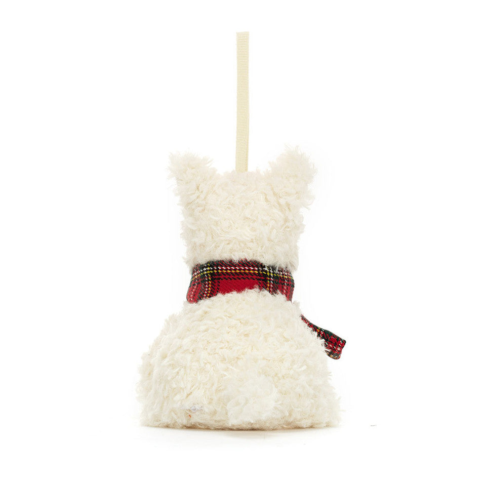 Jellycat Munro Scottie Dog Plush Decoration