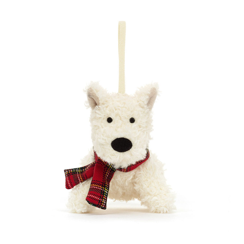 Jellycat Munro Scottie Dog Plush Decoration