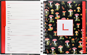 Mushrooms Large Address Book