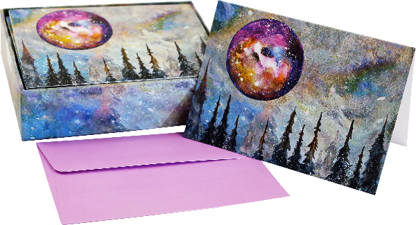 Mystic Moon Blank Notecards