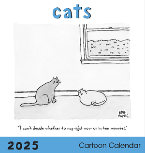 2025 New Yorker Monthly Wall Calendar | Cats