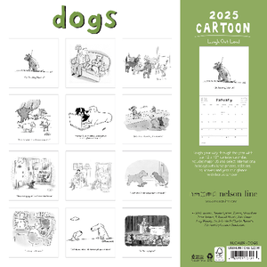 2025 New Yorker Monthly Wall Calendar | Dogs