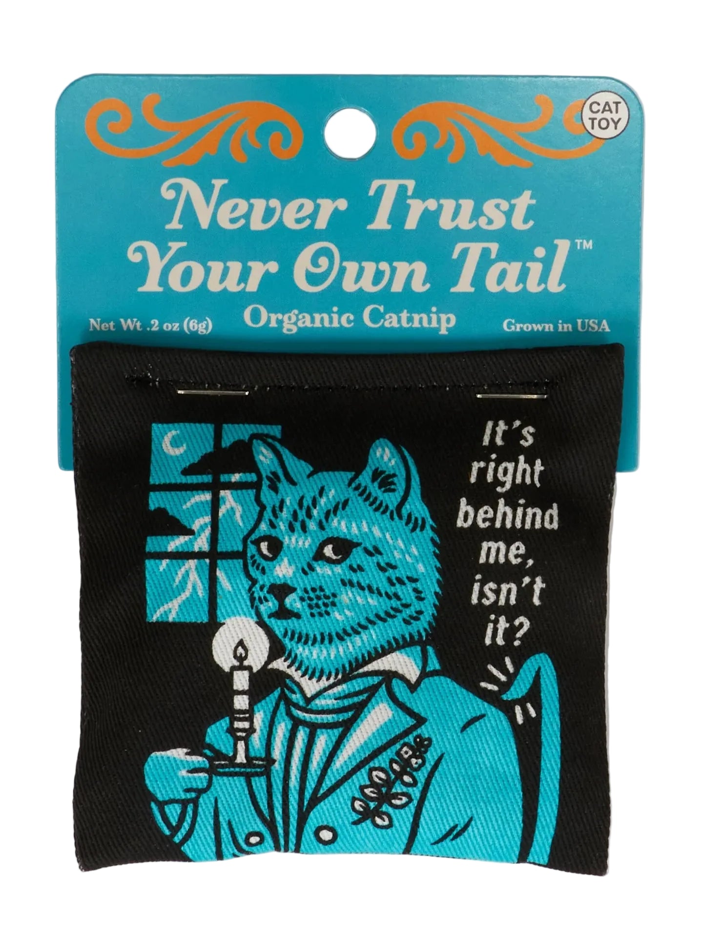 Blue Q Catnip Toy | Never Trust Your Own Tail