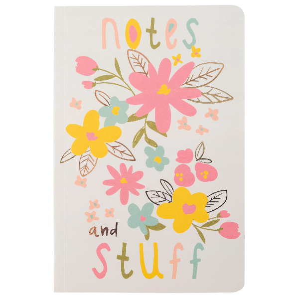 Notes And Stuff Soft Cover Notebook