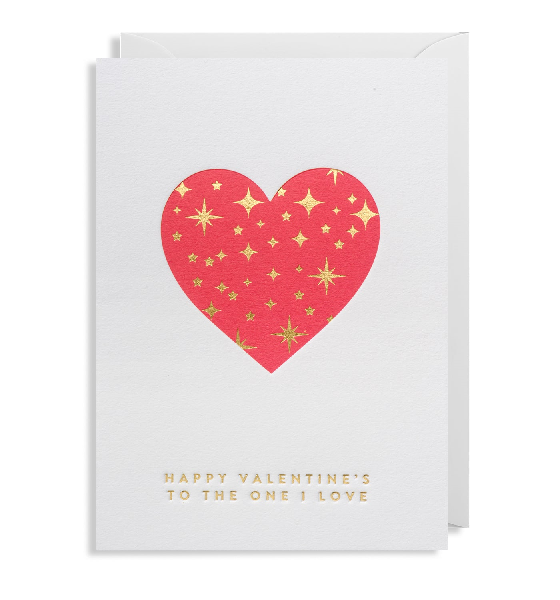 Starry Heart Valentine Card