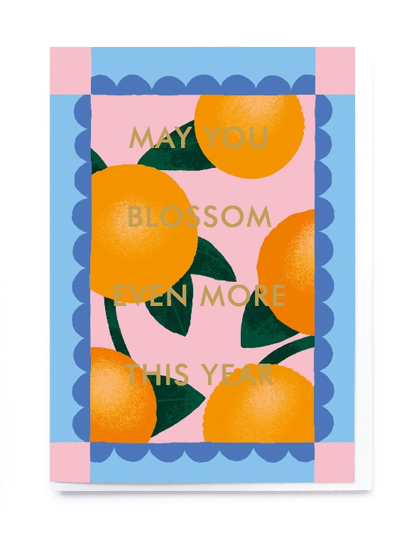 Oranges Birthday Card