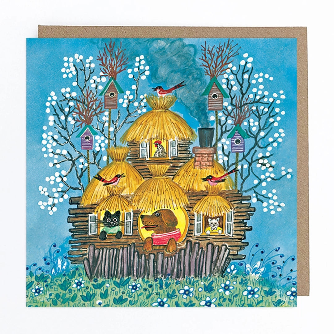 Our House Blank Art Card