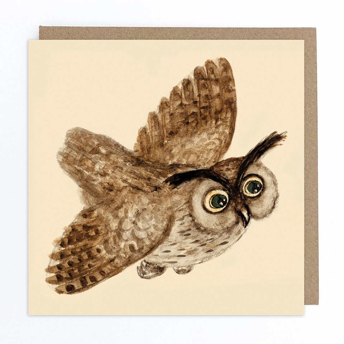 Owl Blank Art Card
