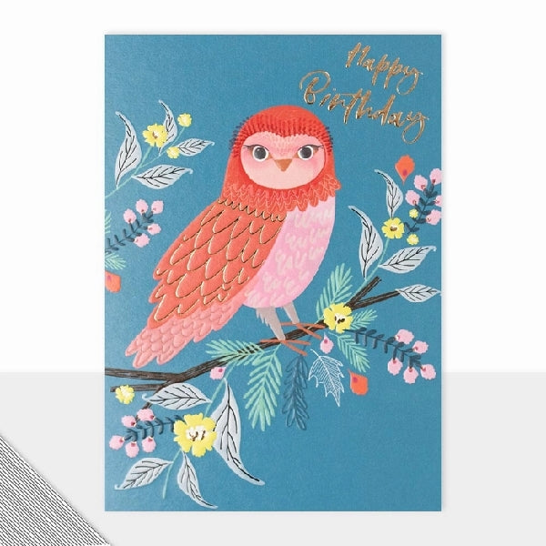 Owl Birthday Card