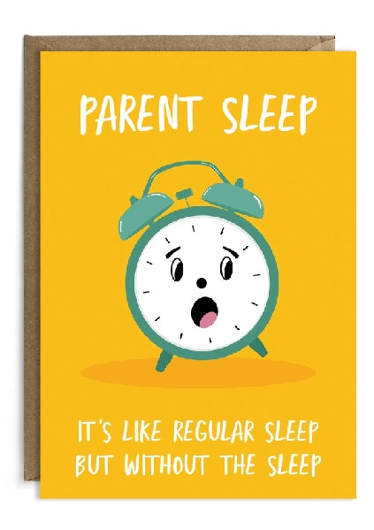 TIKKLED CARD BABY PARENT SLEEP