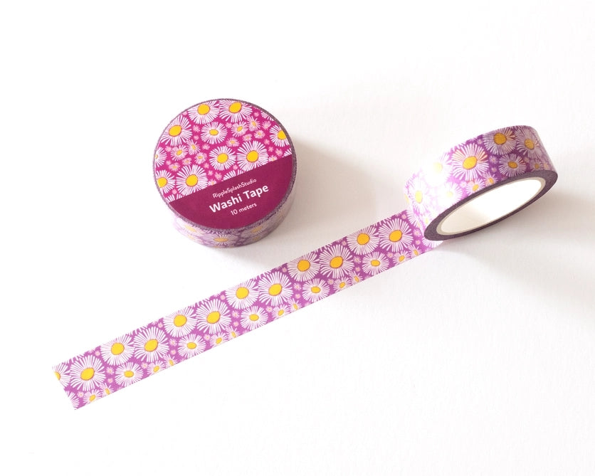 Pink Daisy Washi Tape
