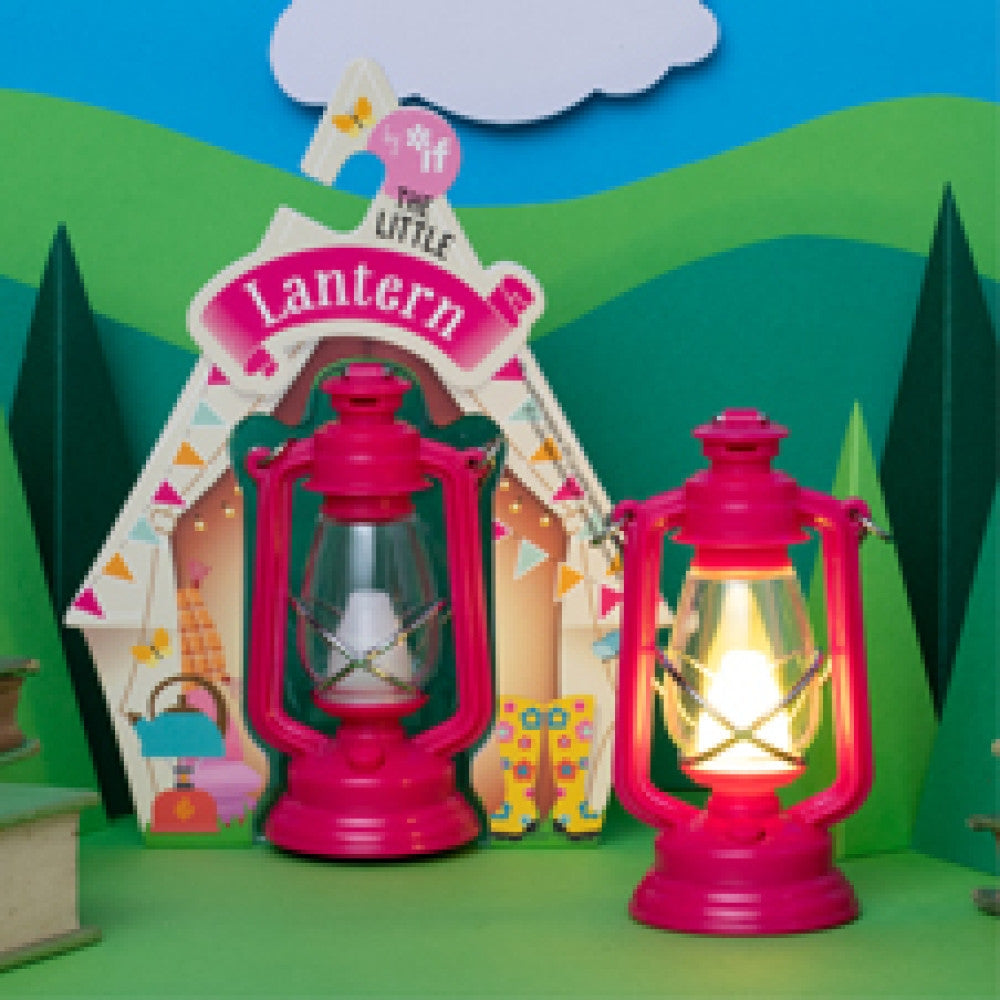 Pink Lantern Reading Light