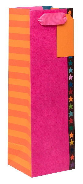 Pink Colour Hub Bottle Bag