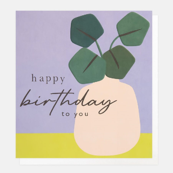 Plant Birthday Card