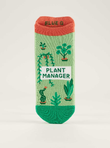 Blue Q Sneaker Socks | Plant Manager