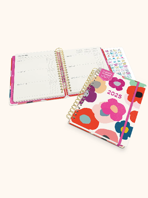 Studio Oh! 2025 17-Month Planner | Summer Poppies