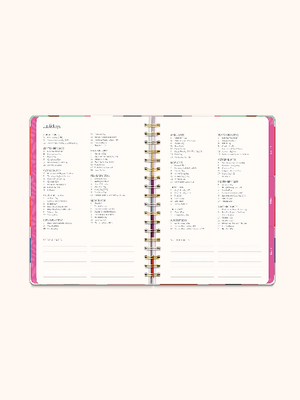 Studio Oh! 2025 17-Month Planner | Summer Poppies