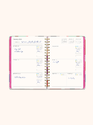 Studio Oh! 2025 17-Month Planner | Summer Poppies