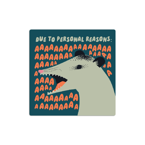 Possum Vinyl Sticker