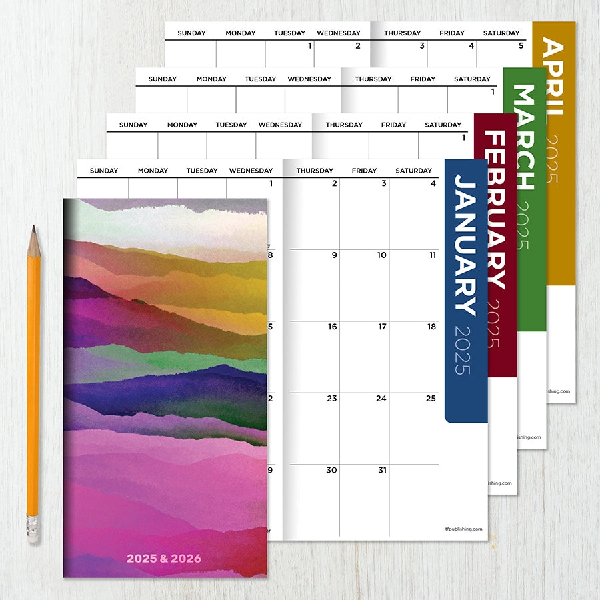 2025 Pocket Planner | Purple Mountain Majesty