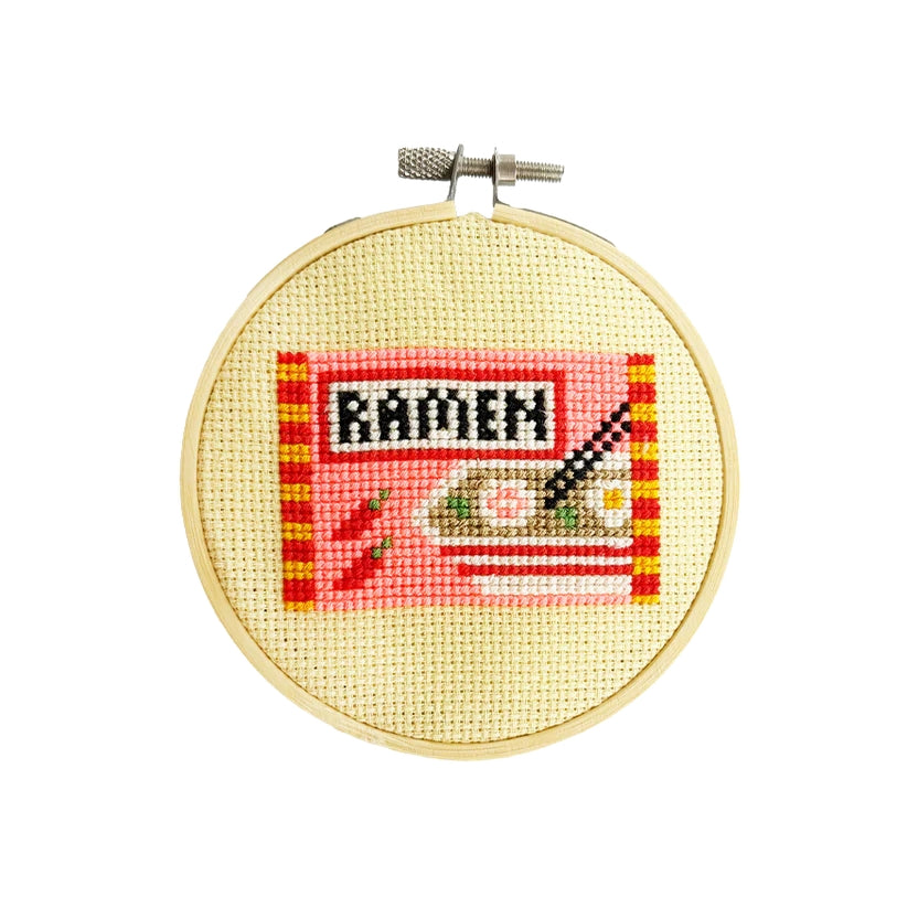 Ramen Cross Stitch Kit