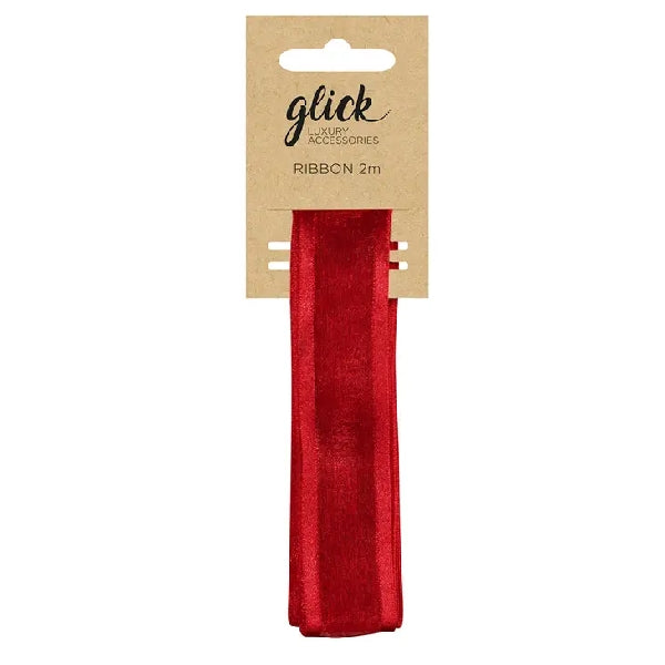 Red Satin Edge Ribbon