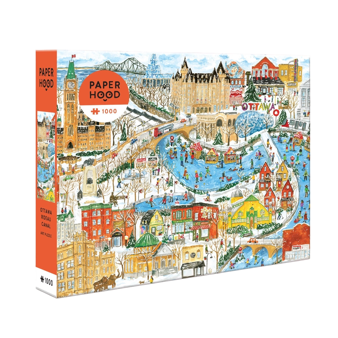 The Paperhood 1000 Piece Puzzle | Ottawa Rideau Canal