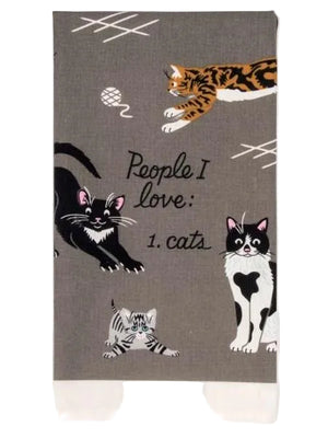 Blue Q Dish Towel | People I Love Cats