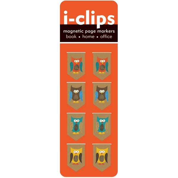 i-Clip Magnetic Bookmark Set | Owls