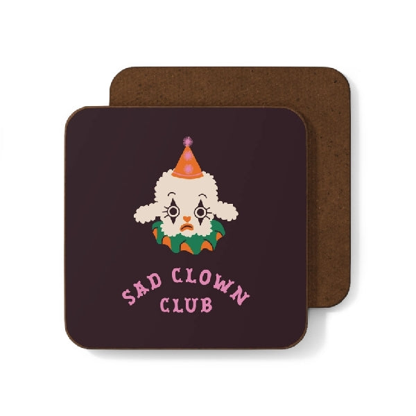 Sad Clown Club Lamb Coaster