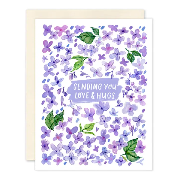 Love And Hugs Friendship Card