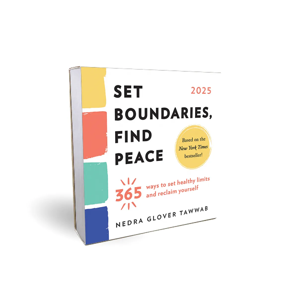 2025 Desk Calendar | Set Boundaries, Find Peace