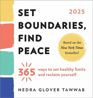 2025 Desk Calendar | Set Boundaries, Find Peace