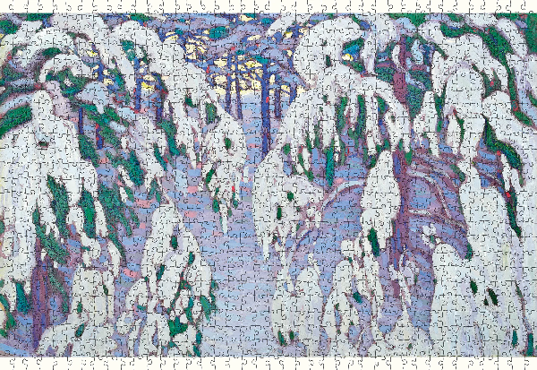 Pomegranate 1000 PIece Puzzle | Snow Fantasy