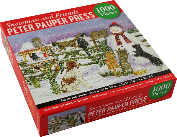 Peter Pauper 1000 Piece Puzzle | Snowman And Friends