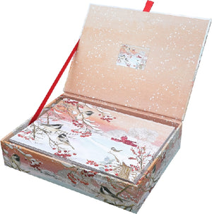 Snowy Songbirds Boxed Christmas Cards | Set of 20