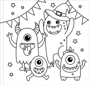Spooky Halloween Colouring Book