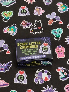 Blue Q Sticker Set | Scary Little Creatures